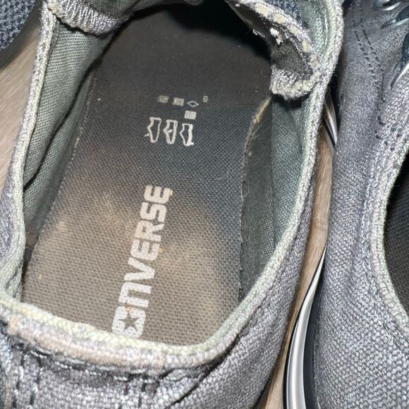 Converse All Star Chuck Taylor Low Top Sneakers, Gray Denim Color, Women’s US 6 - Picture 5 of 11